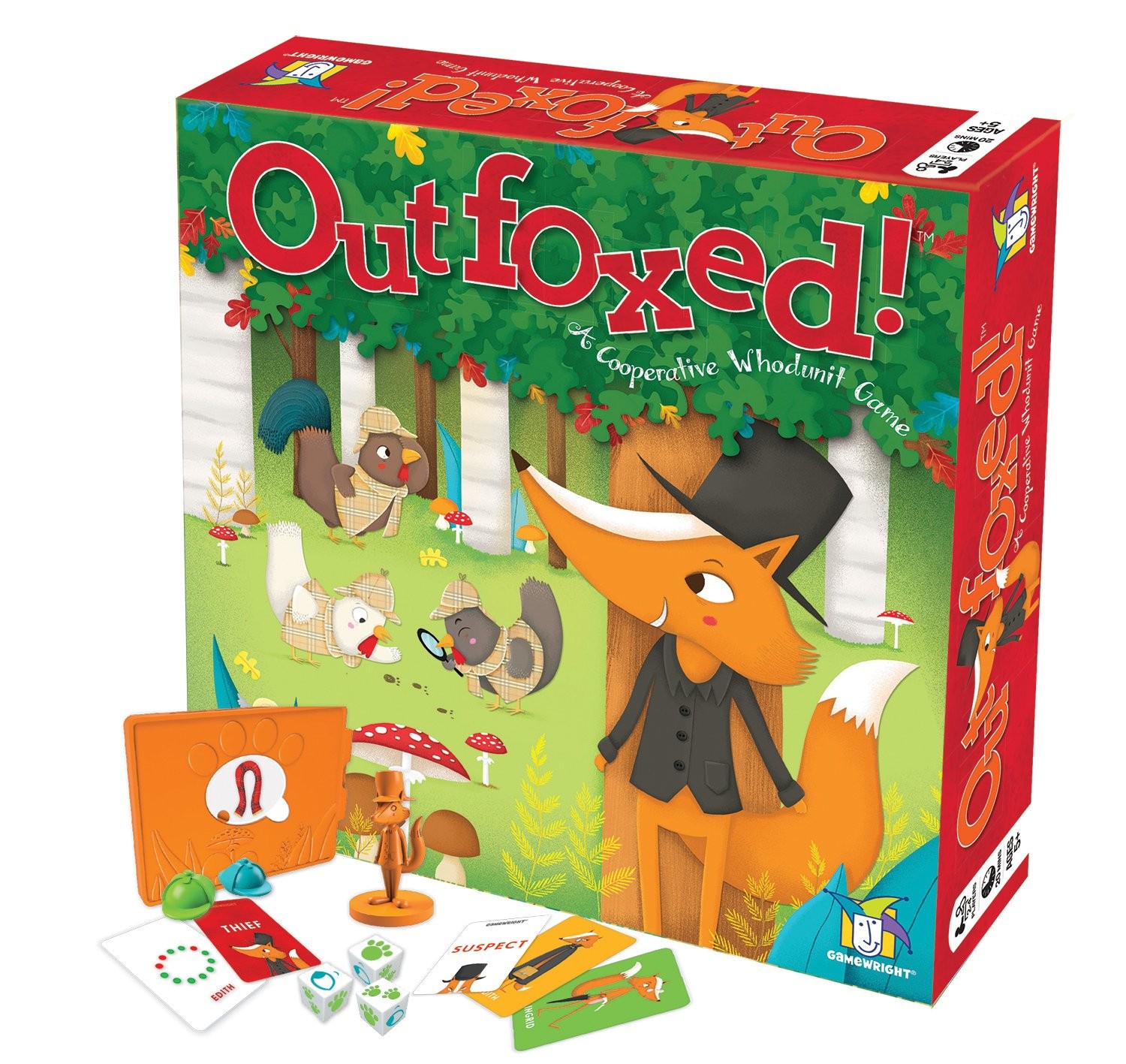 OUTFOXED, A CLASSIC WHO DUNNIT GAME FOR PRESCHOOLERS, Standard, Multi-colored