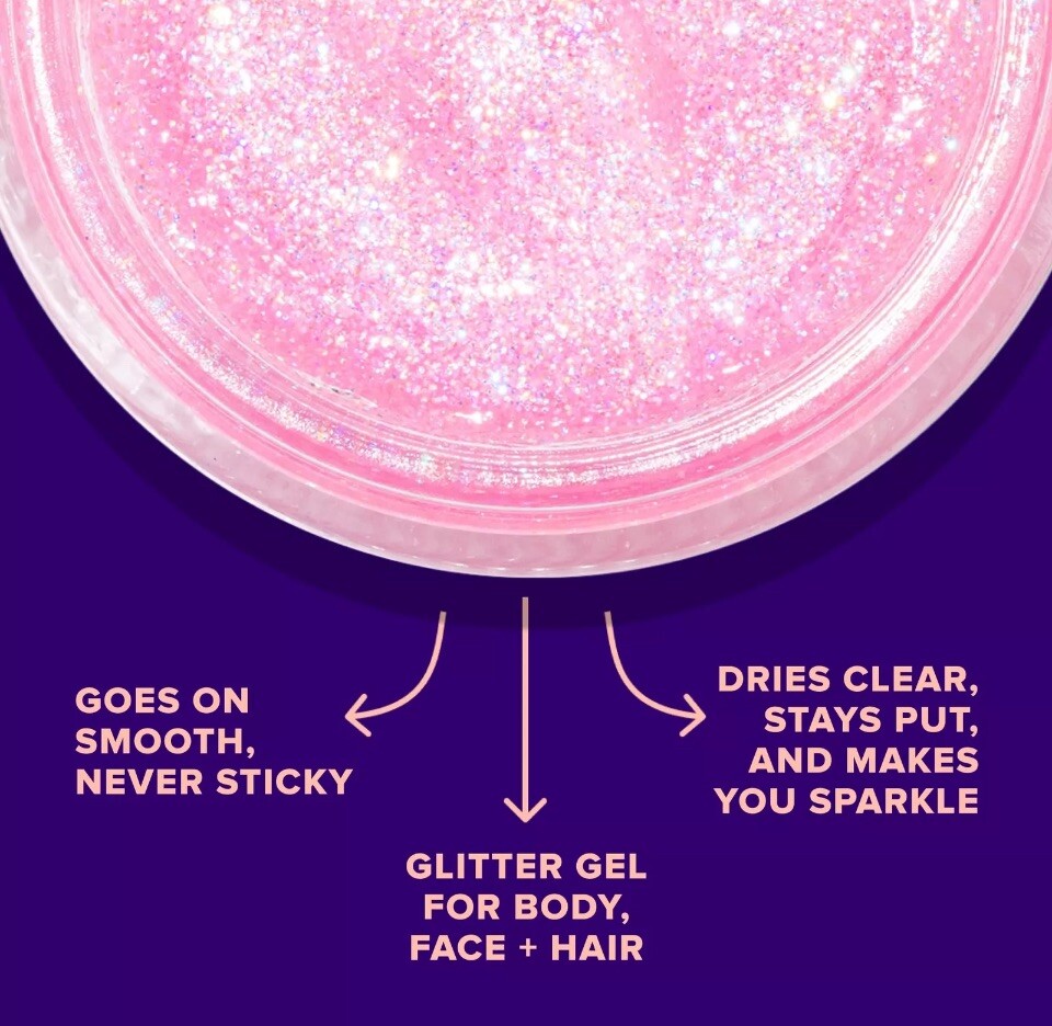 Unicorn Snot Face & Body Glitter Gel – Cosmetic-Grade Holographic Glitter