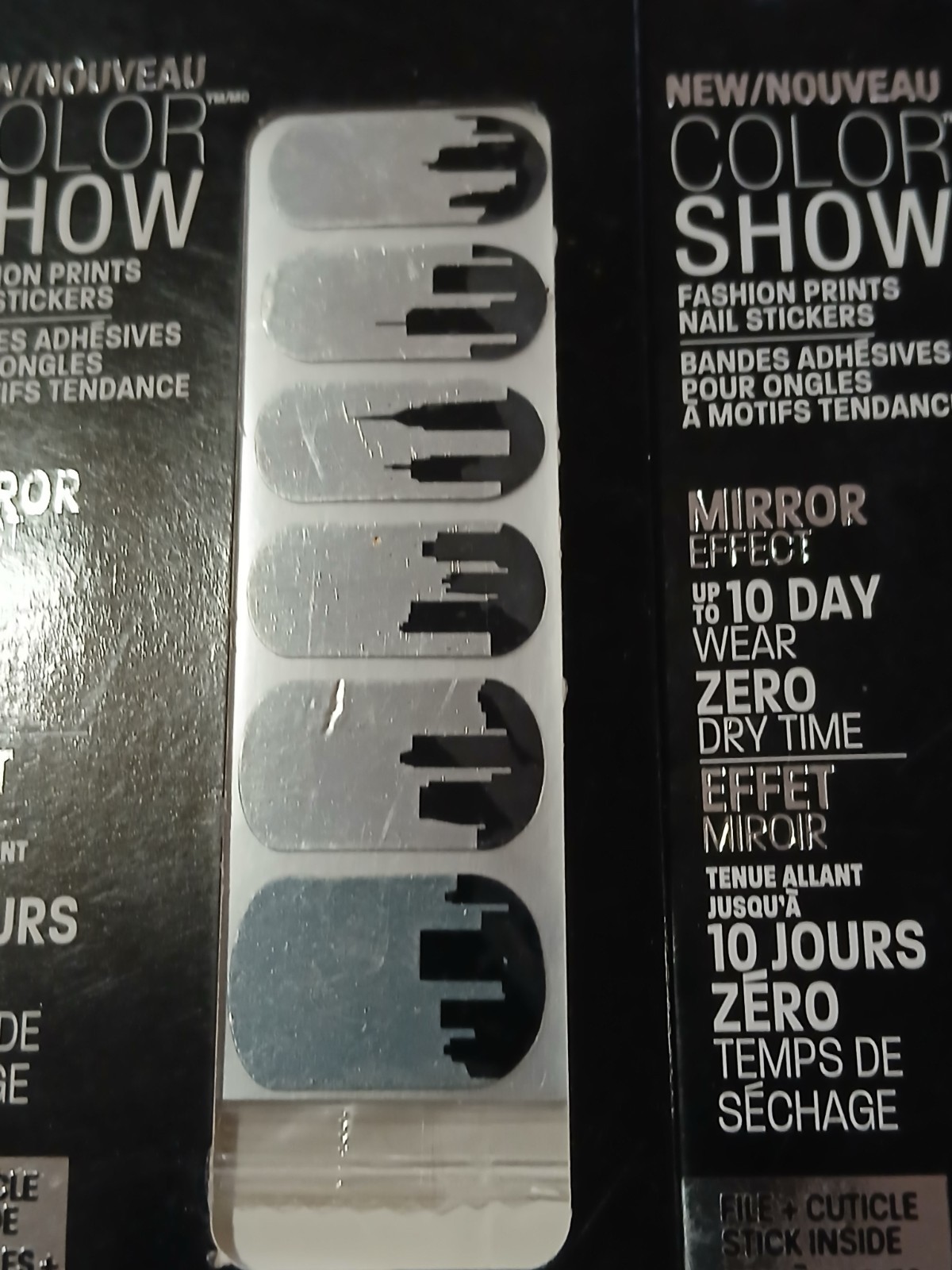 8 pcs Maybelline Color Show Nail Stickers Fashion Prints New