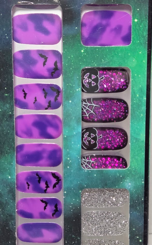 DASHING DIVA GLOSS Ultra Shine Gel Palette HALLOWEEN ‘CAULDRON SMOKE’ Nail Strip