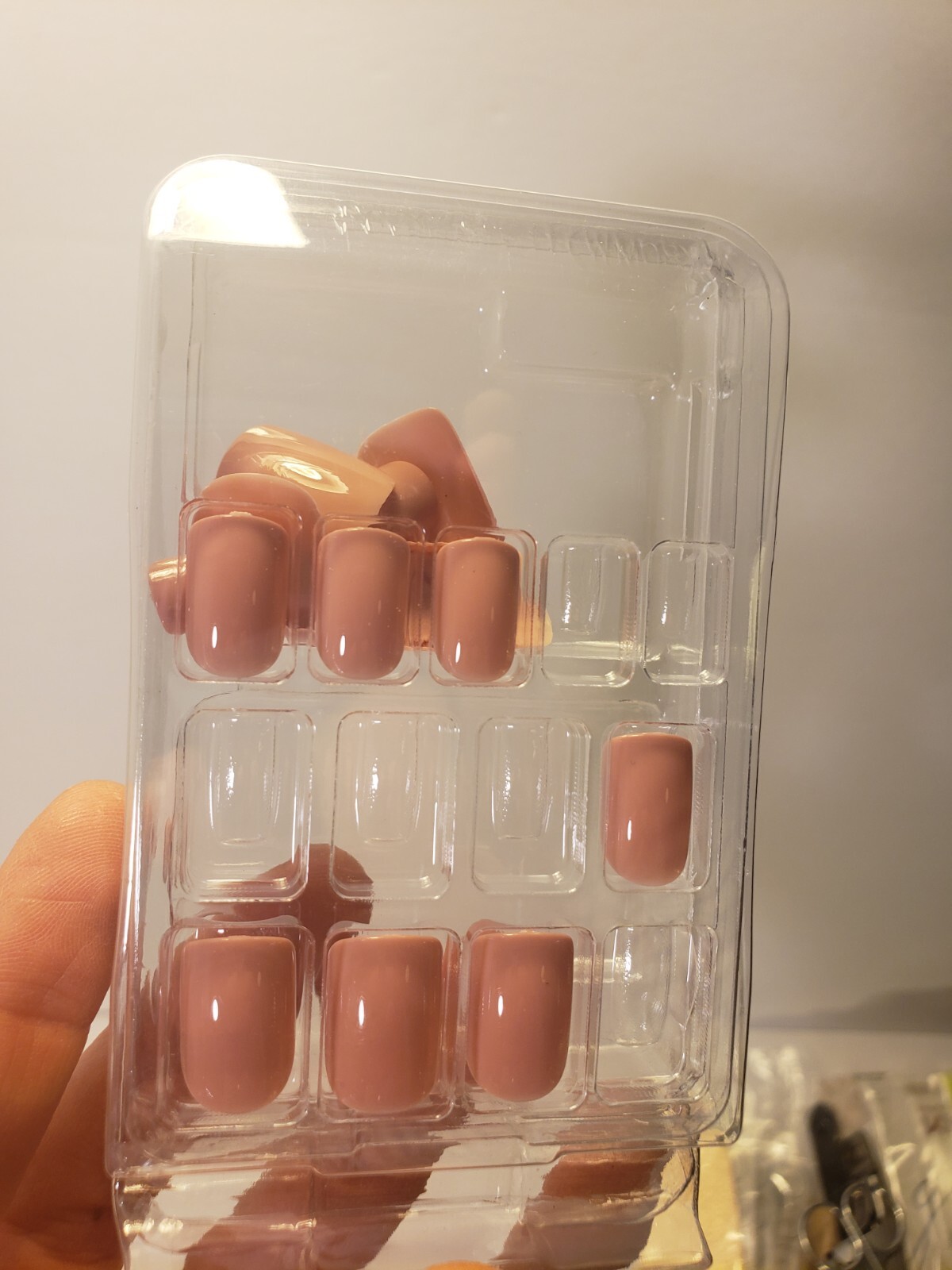 3 Sets Ready To Wear Home Press On Fake Nails Purple Mauve/Pink Green/Blue Diy