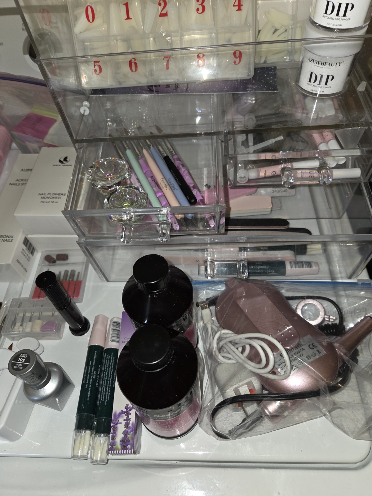 Complete Beginners Nail Salon Set. Everything A New Nail Technician Could Want.