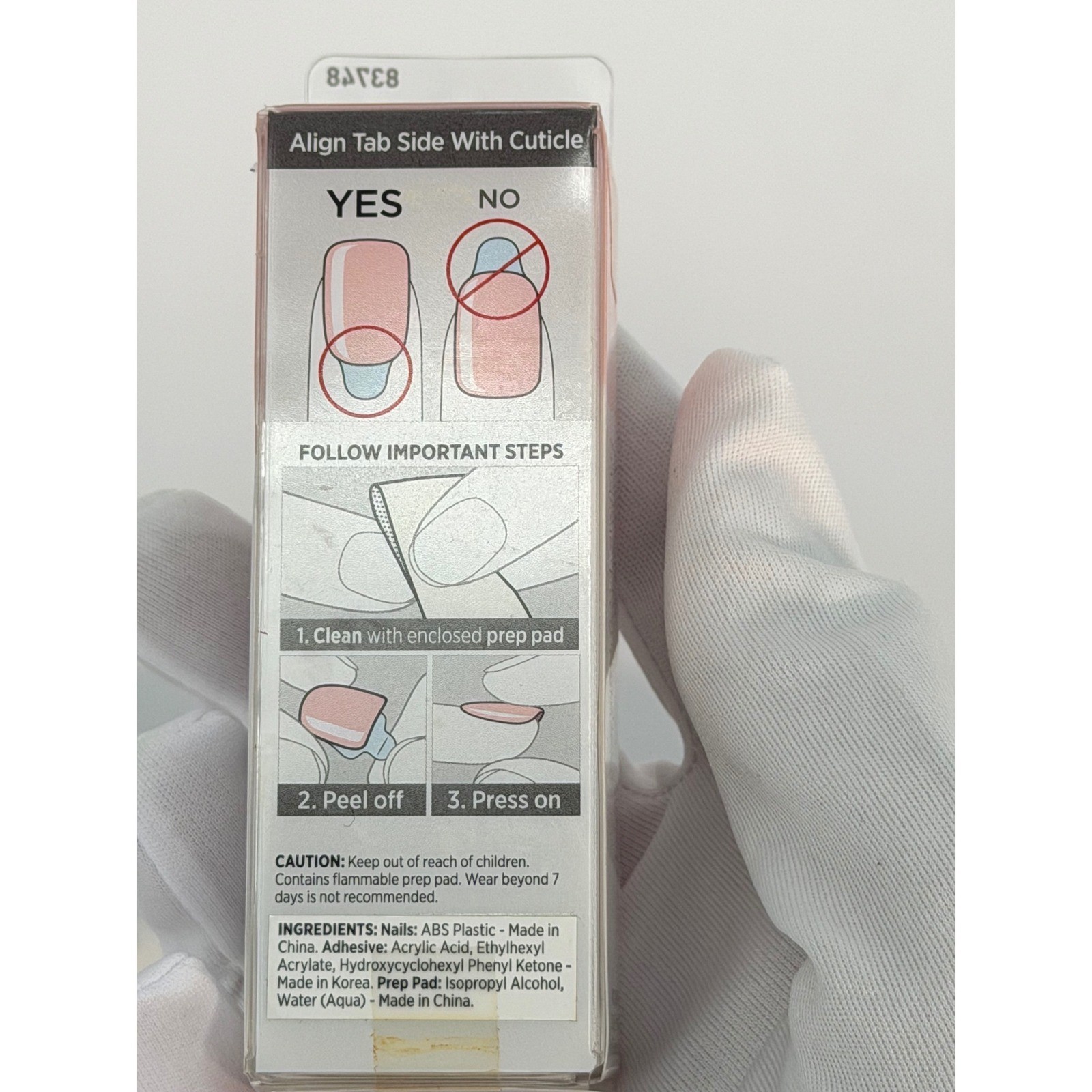 Kiss Impress Color Press On Manicure Peachy Nude 30 Nails Spring Neutral 93-44