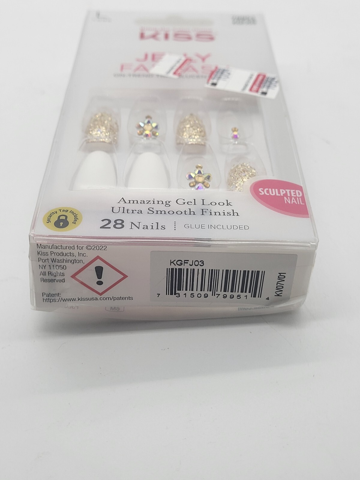 KISS JELLY FANTASY ON-TREND TRANSLUCENT LONG GEL LOOK 79951 28 NAILS