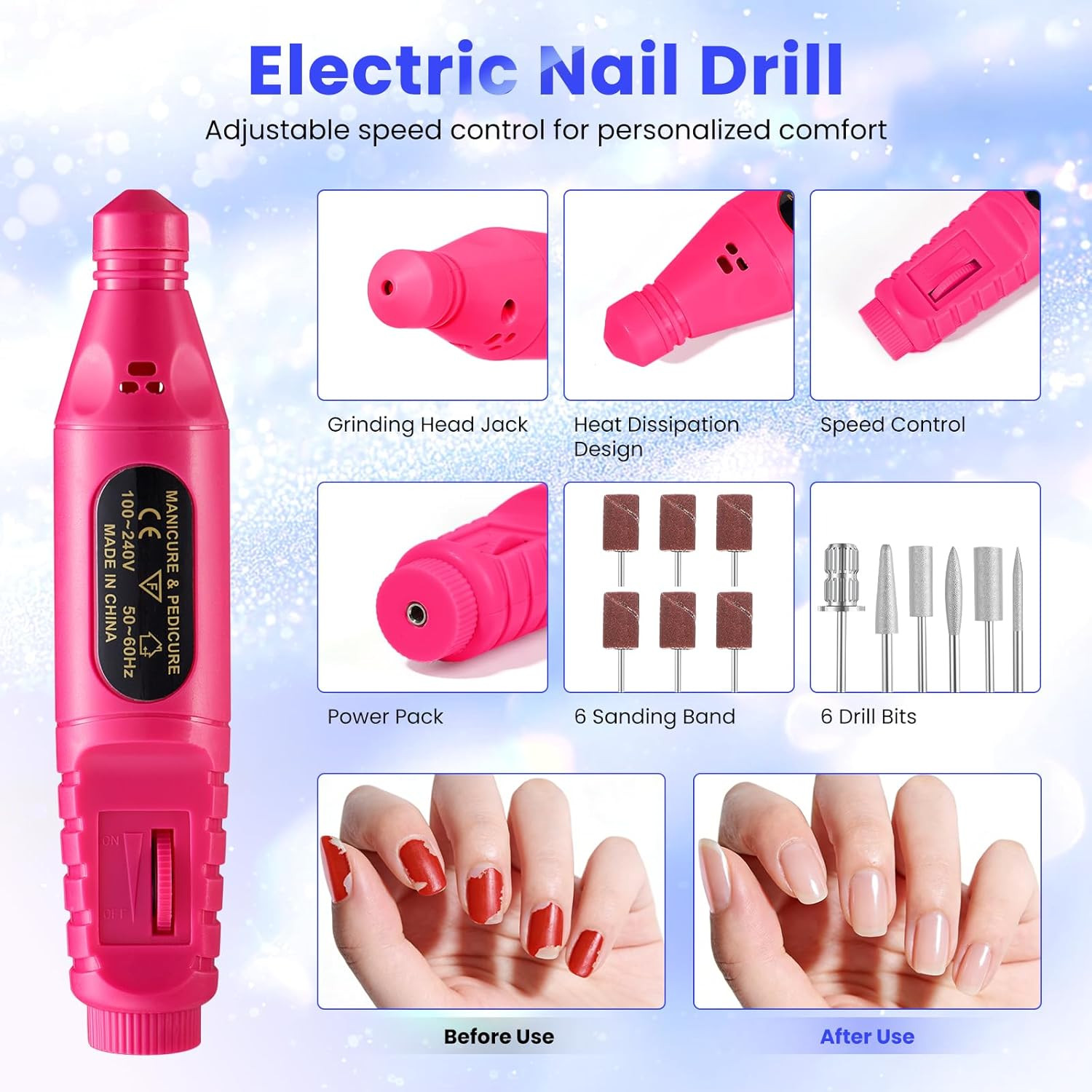 Nail Kit for Beginners with Everything: Professional Nails Kit Acrylic Set with