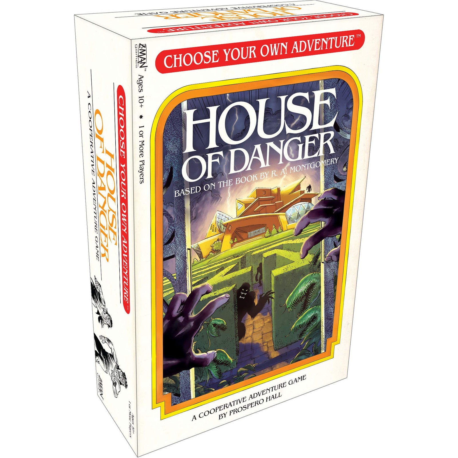 Asmodee Choose Your Own Adventure: House of Danger Board Large, Multicolor