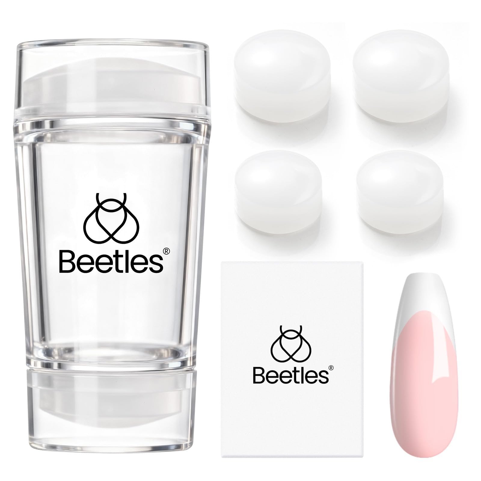 Beetles French Tip Tool Nail 0-1 Fl Oz (Pack of 6), 0-6PCS Stamp