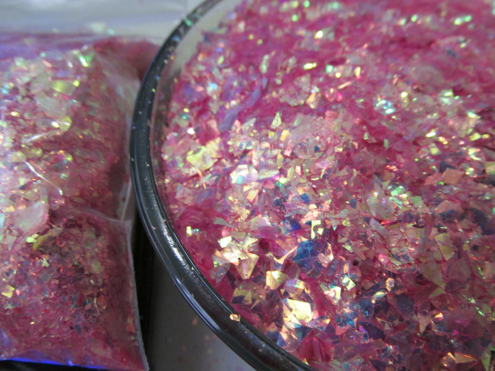 Fantasy Unicorn Dandruff glitter Mylar micro shards nail art tumblers slime