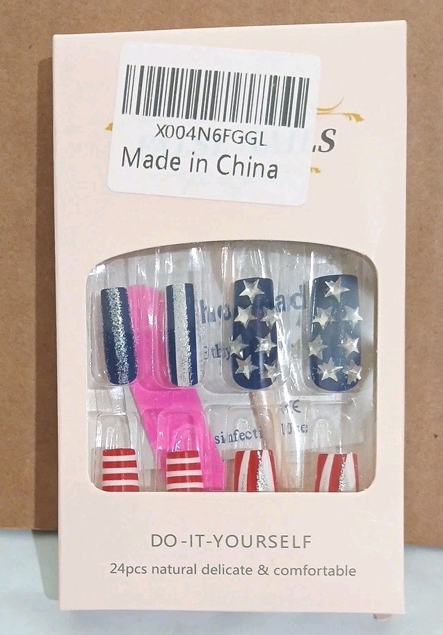 Lot Of 3 Packs – False Nails Beautiful Nail Do it Yourself 24 Pcs Each