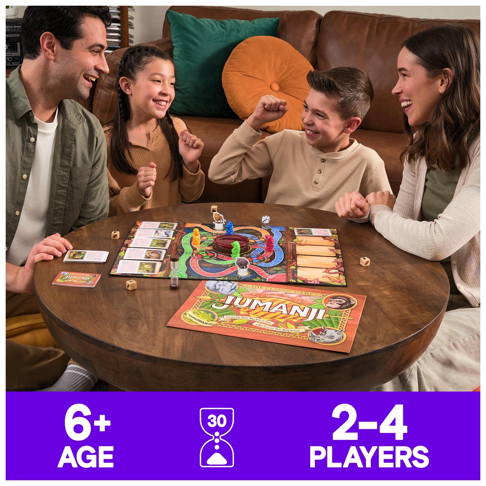 Spin Master Games, Jumanji 30th Anniversary Edition, The 1, Classic Game