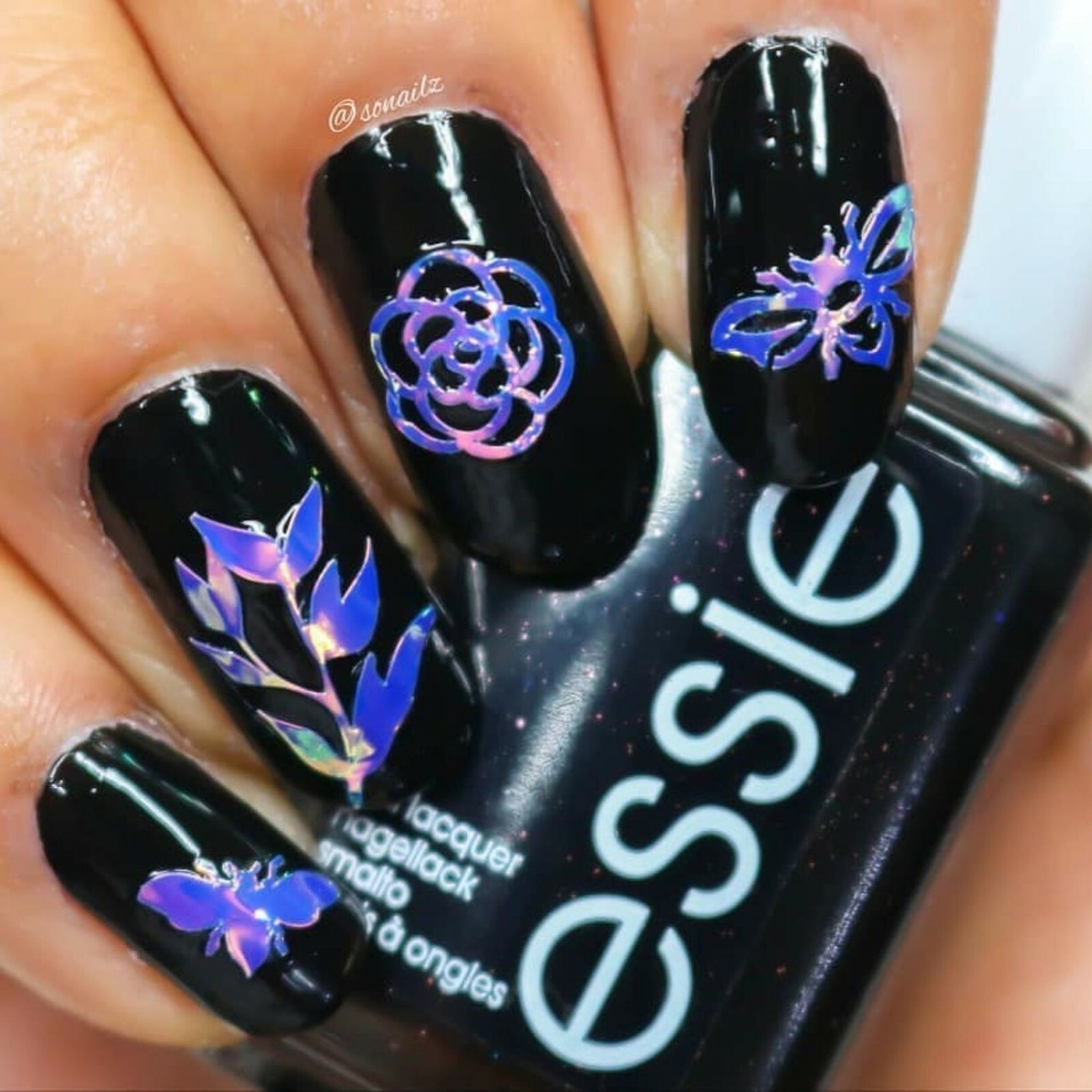 Whats Up Nails Botanical Garden Stickers (Purple) – Daily Charme Collaboration