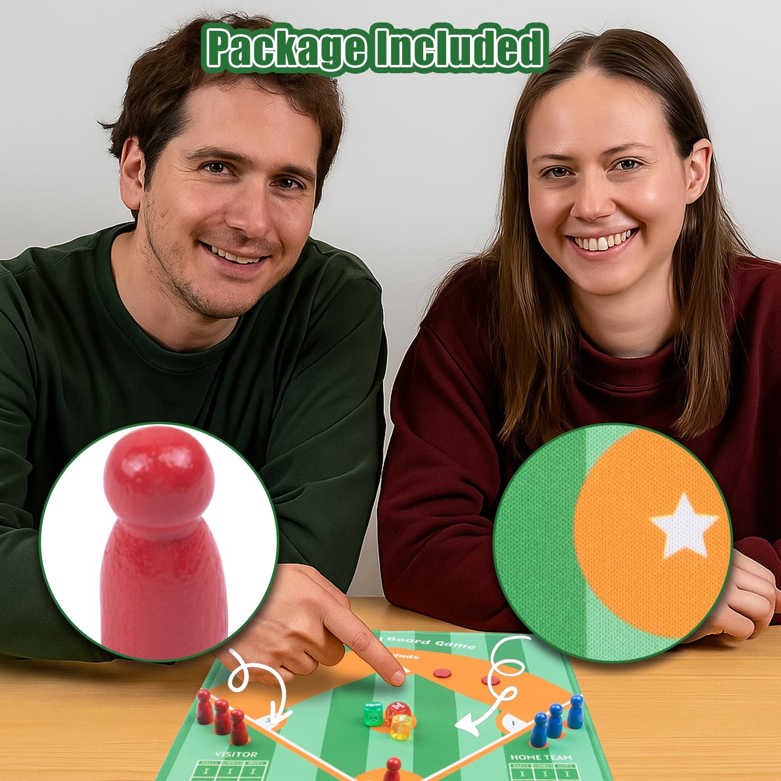 Extguds Baseball Board Game, Dice Game for Families, Parties…