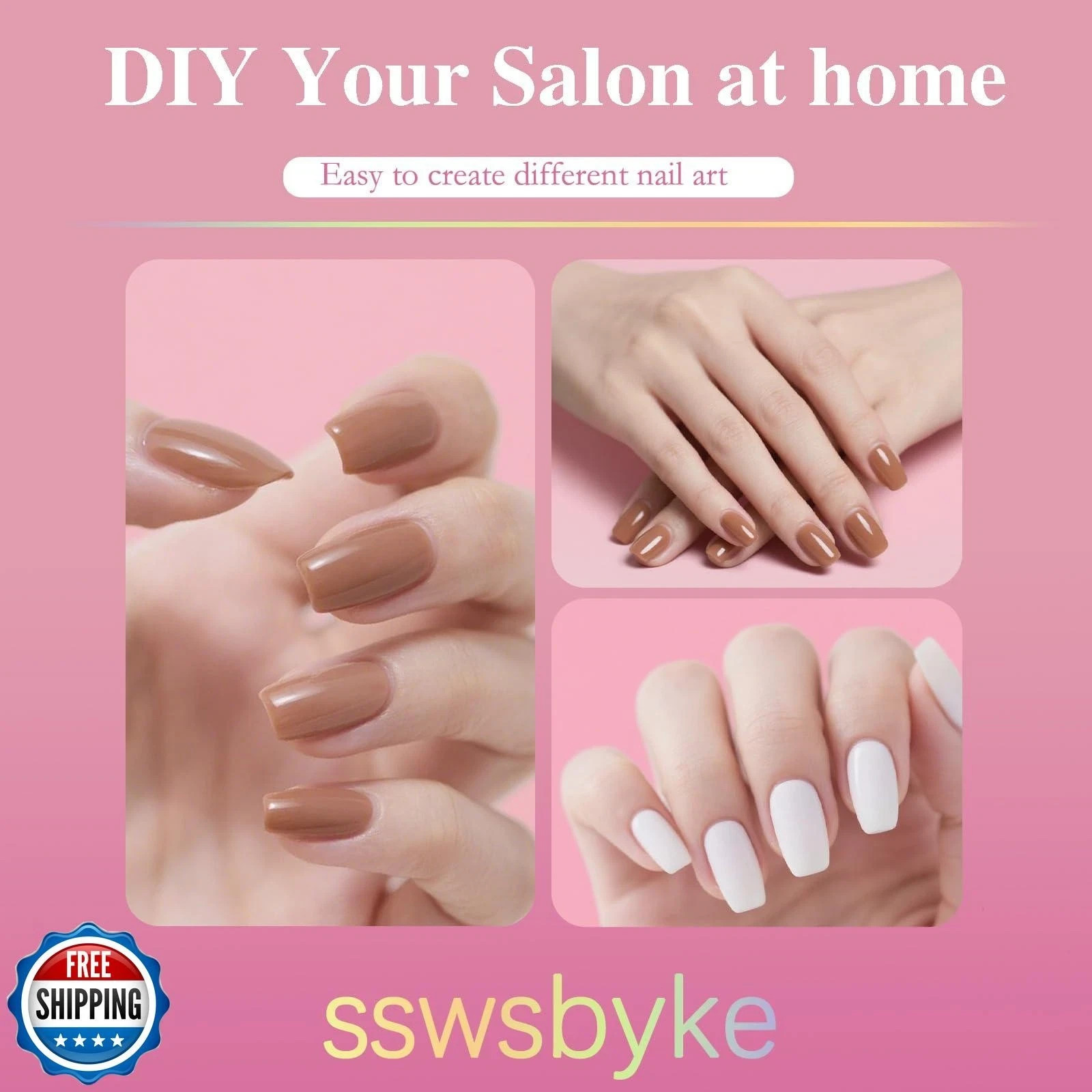 SSWSBYKE Soft Gel Nail Tips Kit for Nail Extensions – 15 Sizes, 300 Pieces