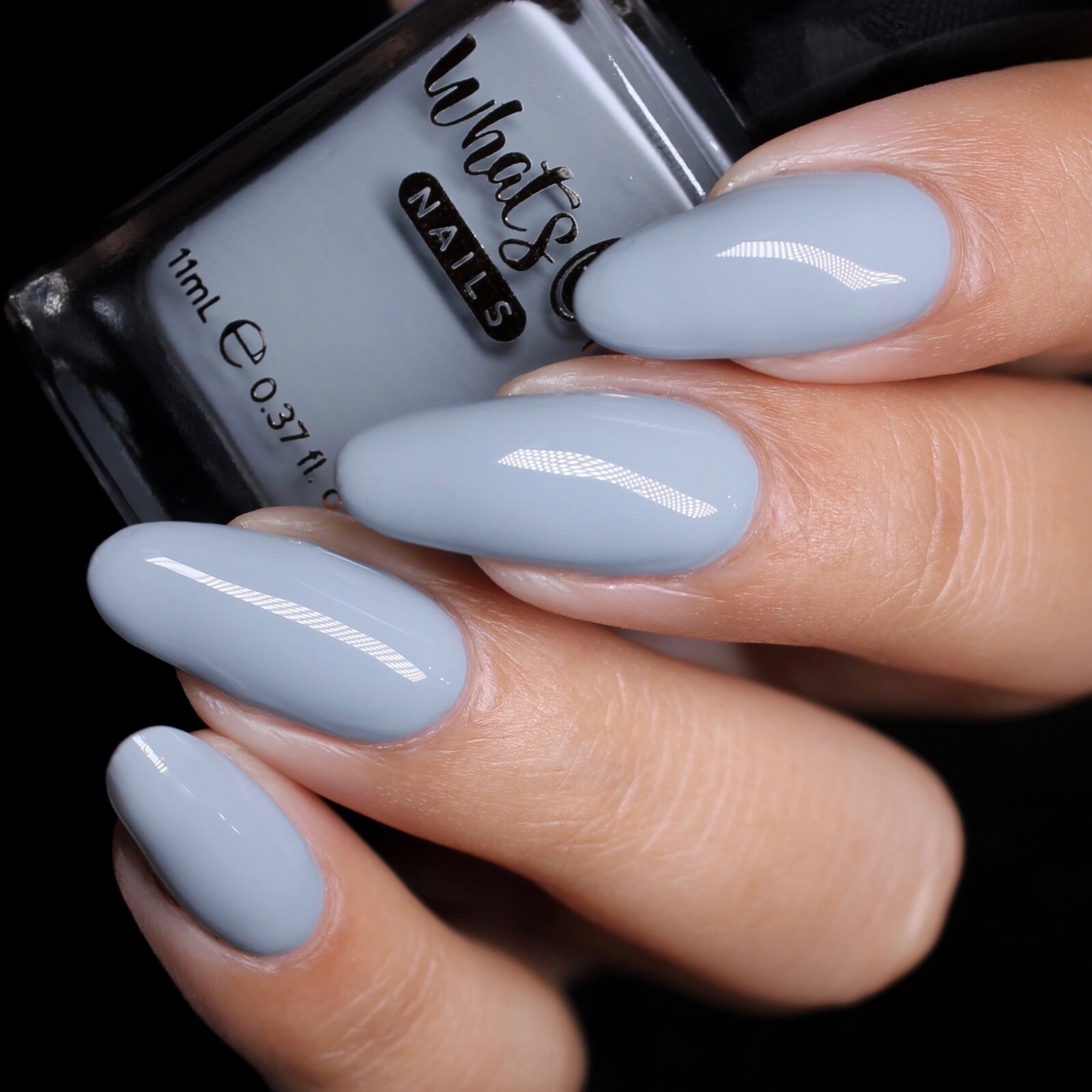 Whats Up Nails – Drippy Days Regular Polish (Light Gray Creme), Nail Polish