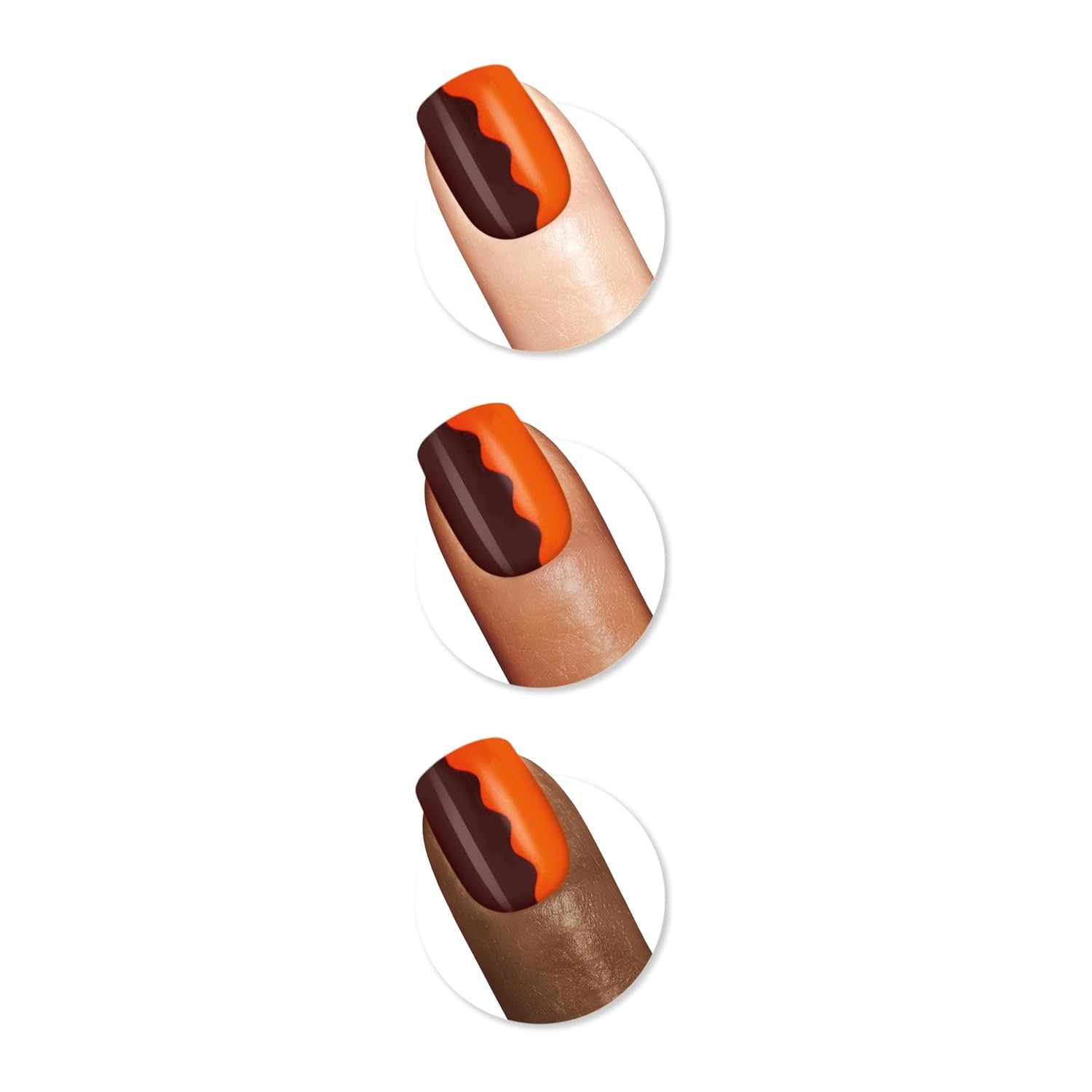 Sally Hansen x Reese’s Salon Effects Perfect Manicure Nails Chocolate Met PB 2pk