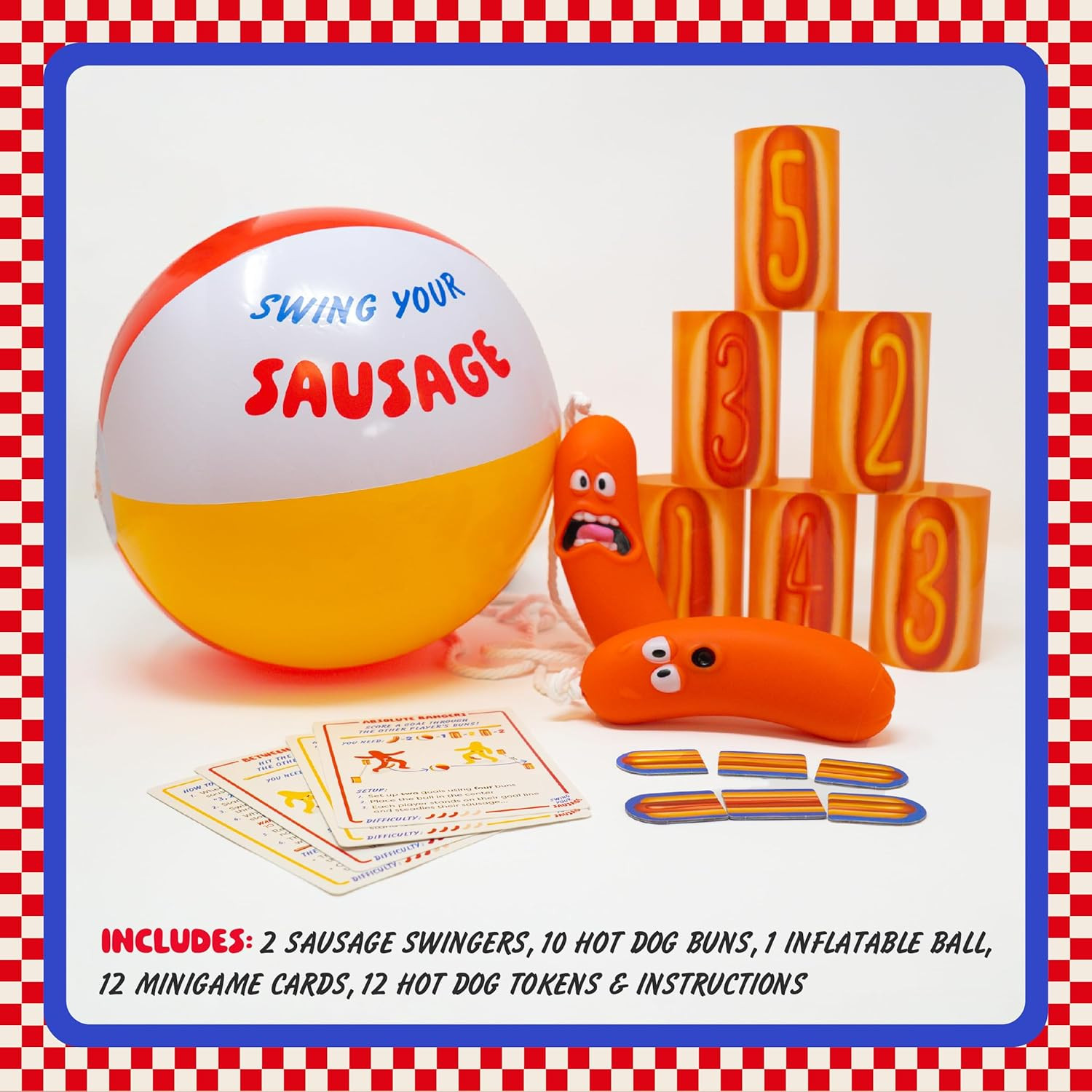 Swing Your Sausage – Fun Family Party Games for Groups – Indoor Games for Adults