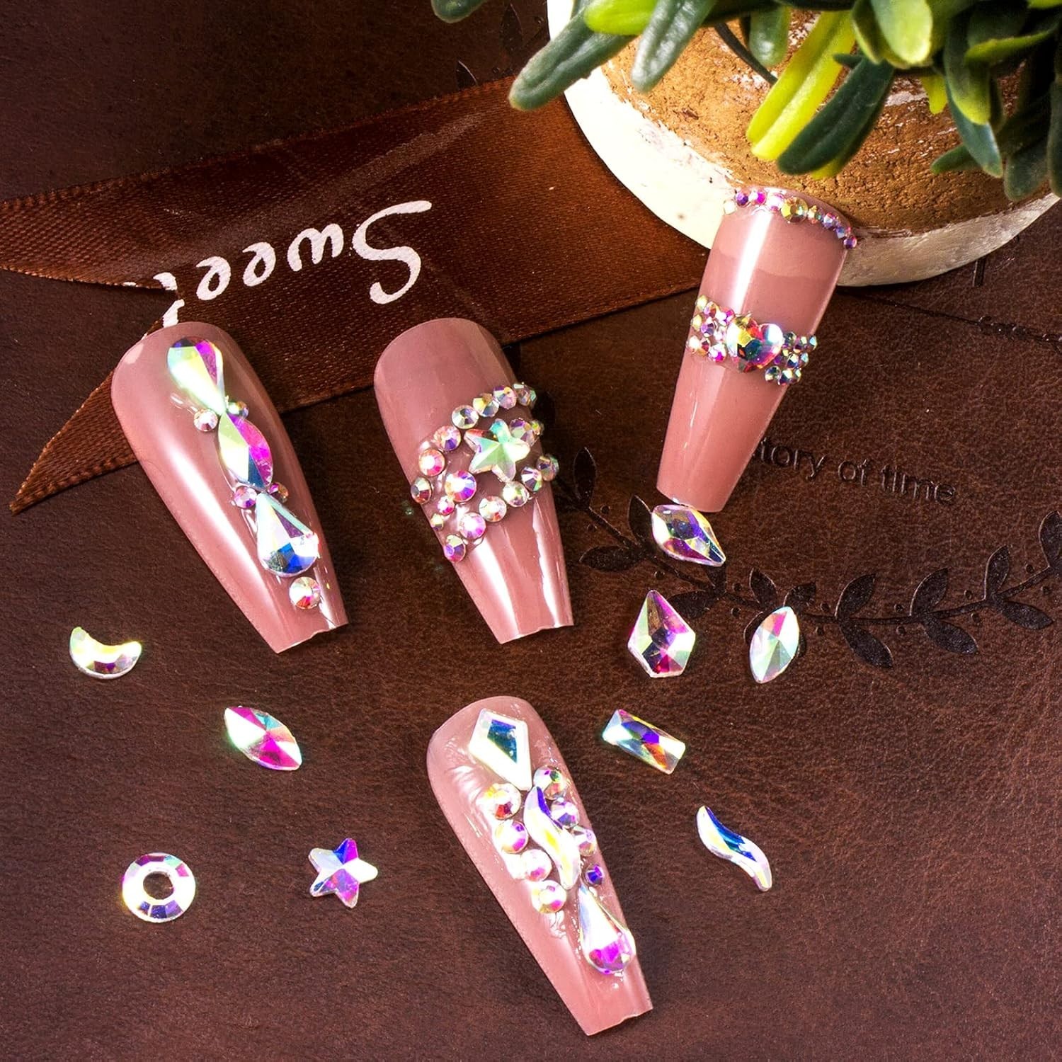Multi Shapes Nail Art Rhinestones Set