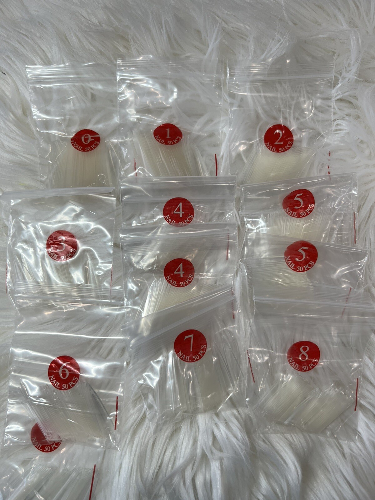 600pcs Extra Long Stiletto Nail Tips Full Cover Acrylic Fake False Nail Tip Box