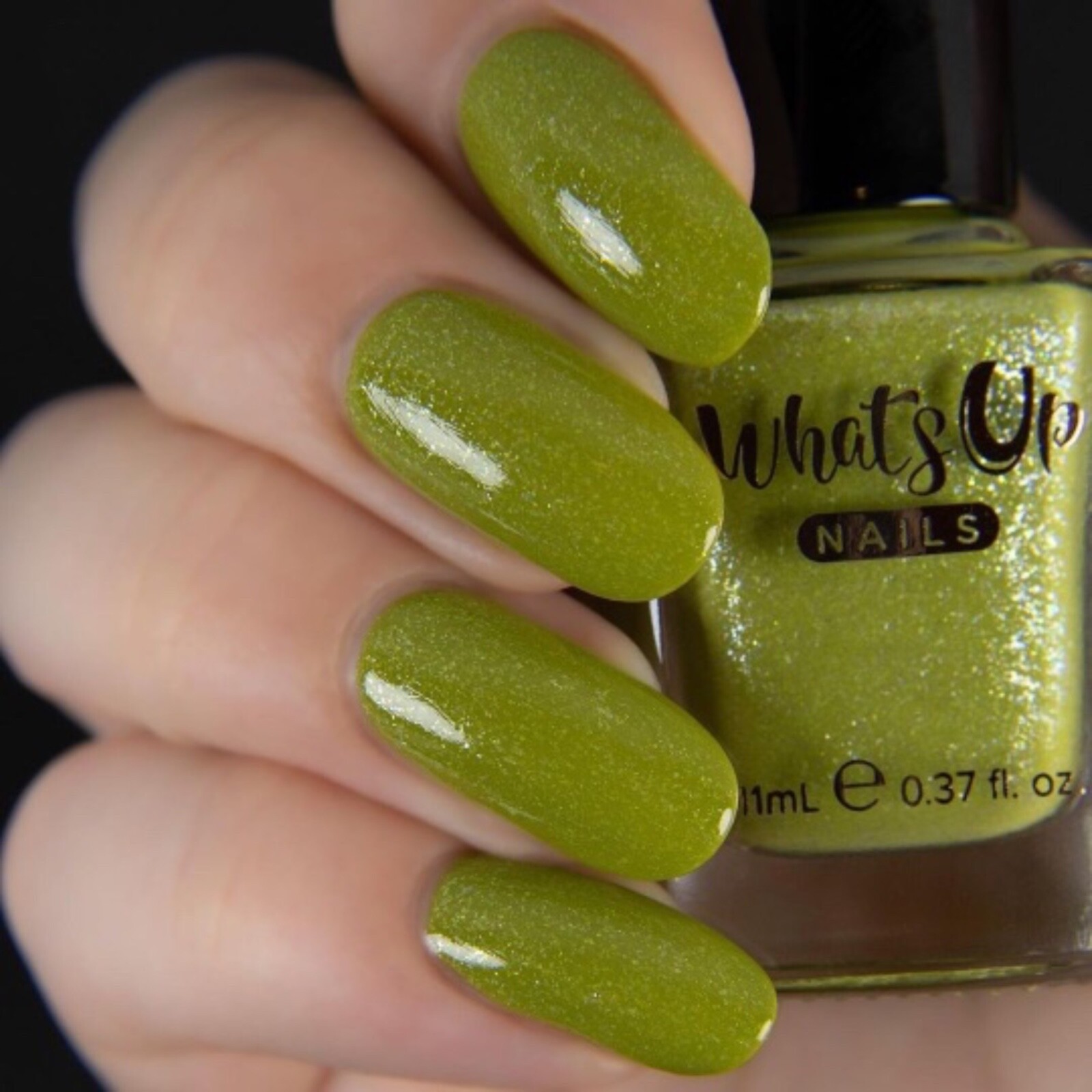 Whats Up Nails – Tuscan Harvest Regular Polish (Olive Green w/ Shimmer)
