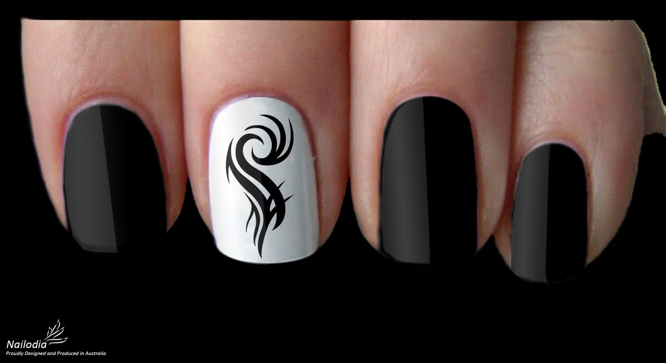 Hawaii Tribal Nail Art Decal Sticker Water Transfer Slider