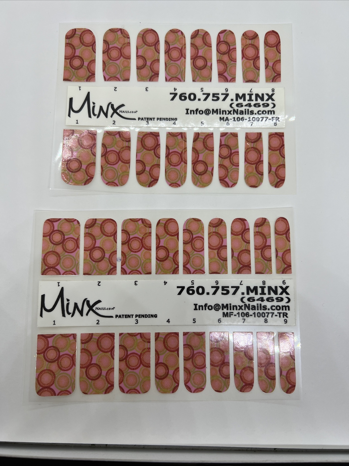 Minx Foil Nail Cover Nail Art Sticker Manicure Wraps