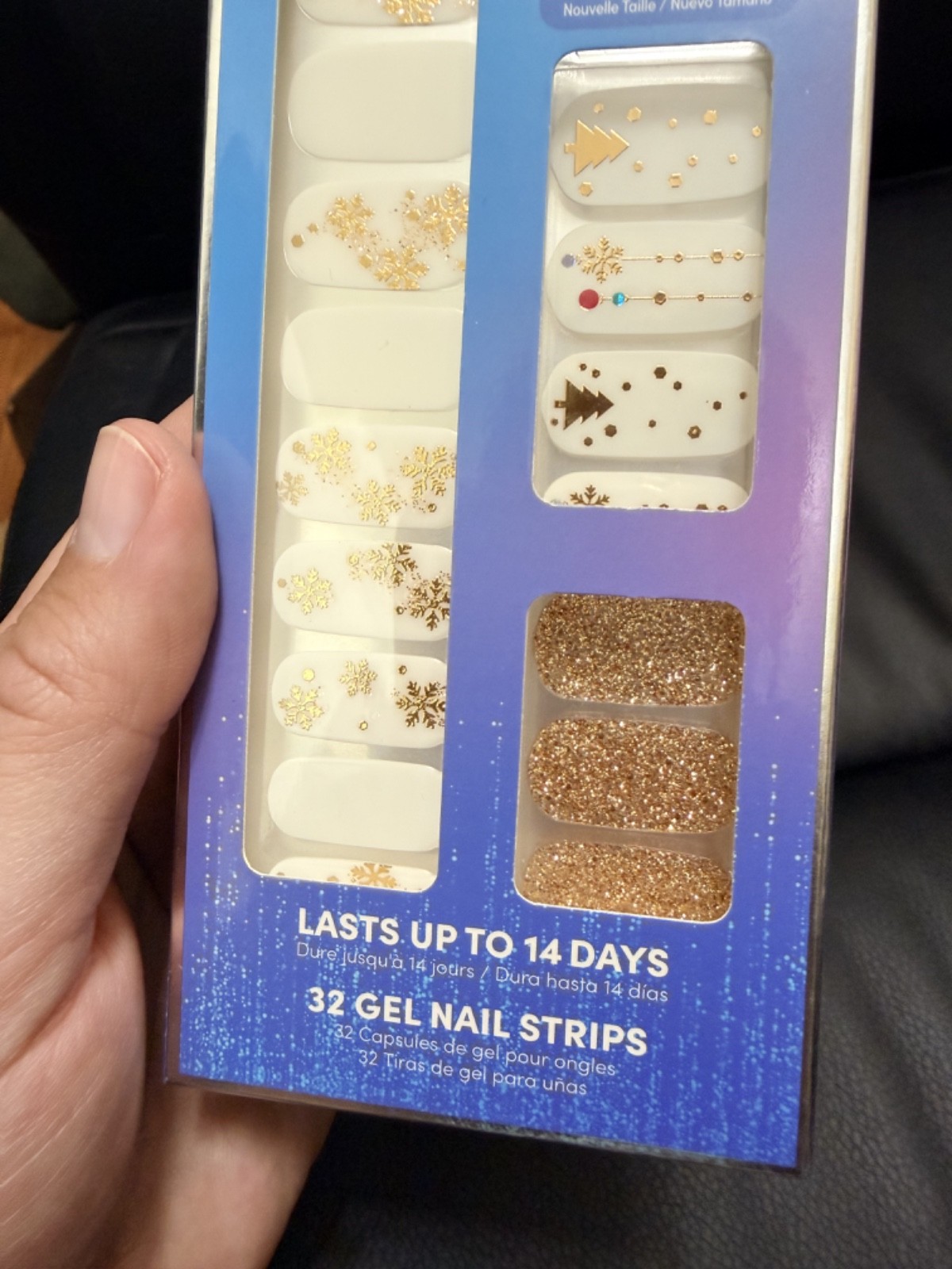 Dashing Diva Gloss Ultra Shine Gel Color 288 Gel Nail Strips Yuletide Cheer