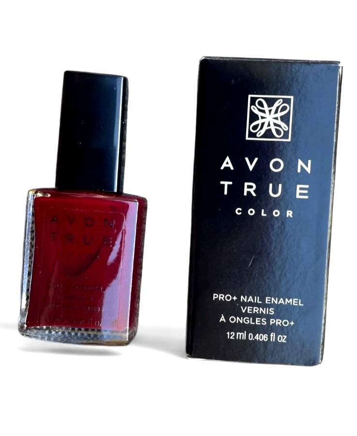 Avon True Color Pro Nail Enamel Cherry Jubilee NEW
