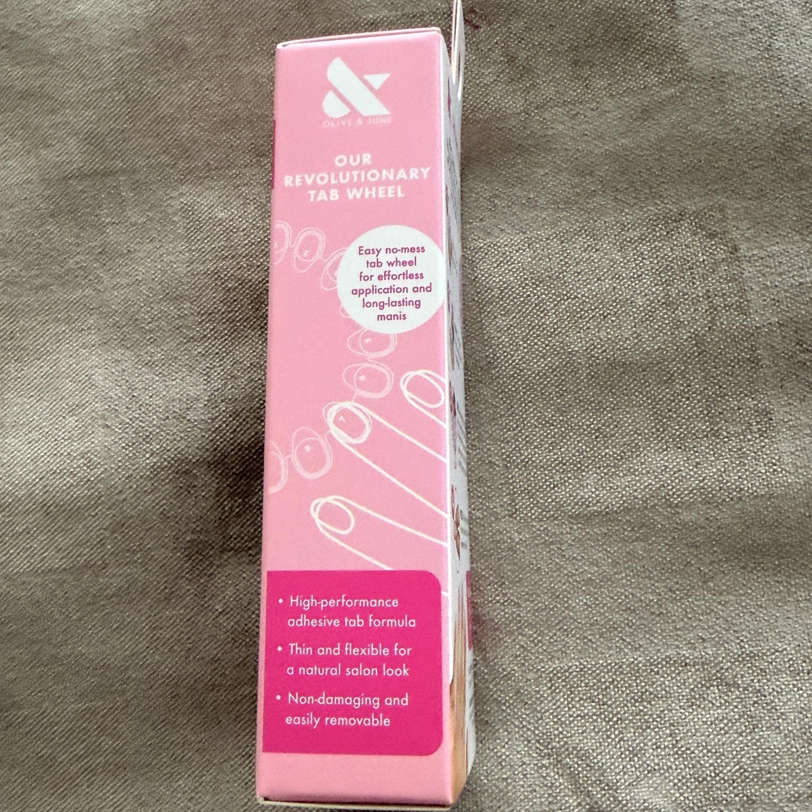 Olive & June Super Stick Mani Medium Prairie Press-On Nails Purple 32 Nails