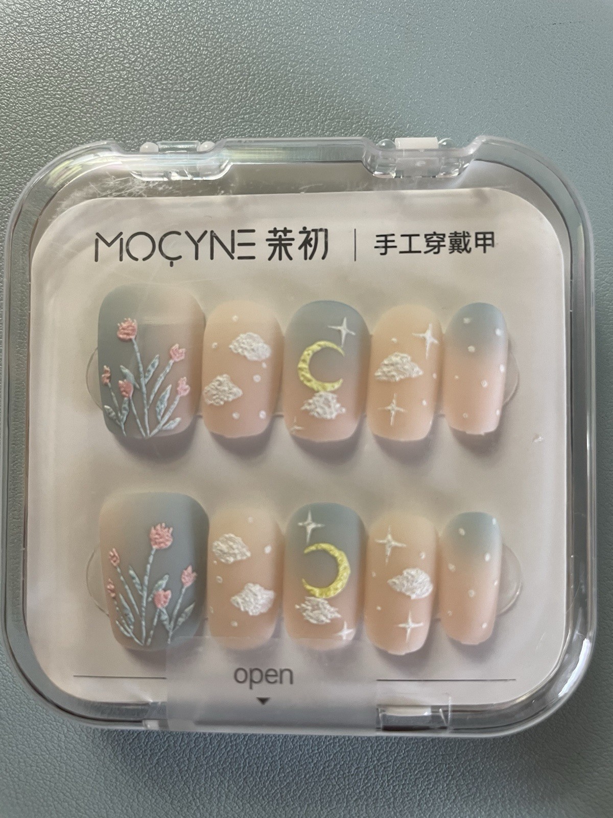 MOCYNE 3D Press-On Nail Bundle (3 Boxes) – 24pc Full Kits – Boutique Salon Look