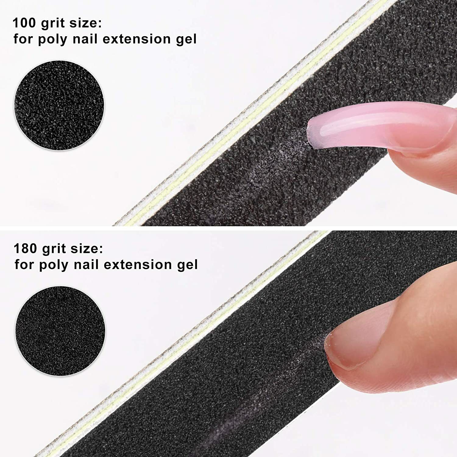 NEW!!! DHS Black Nail File (7? x 3/4?) – 100/100 (50 Nail Files)