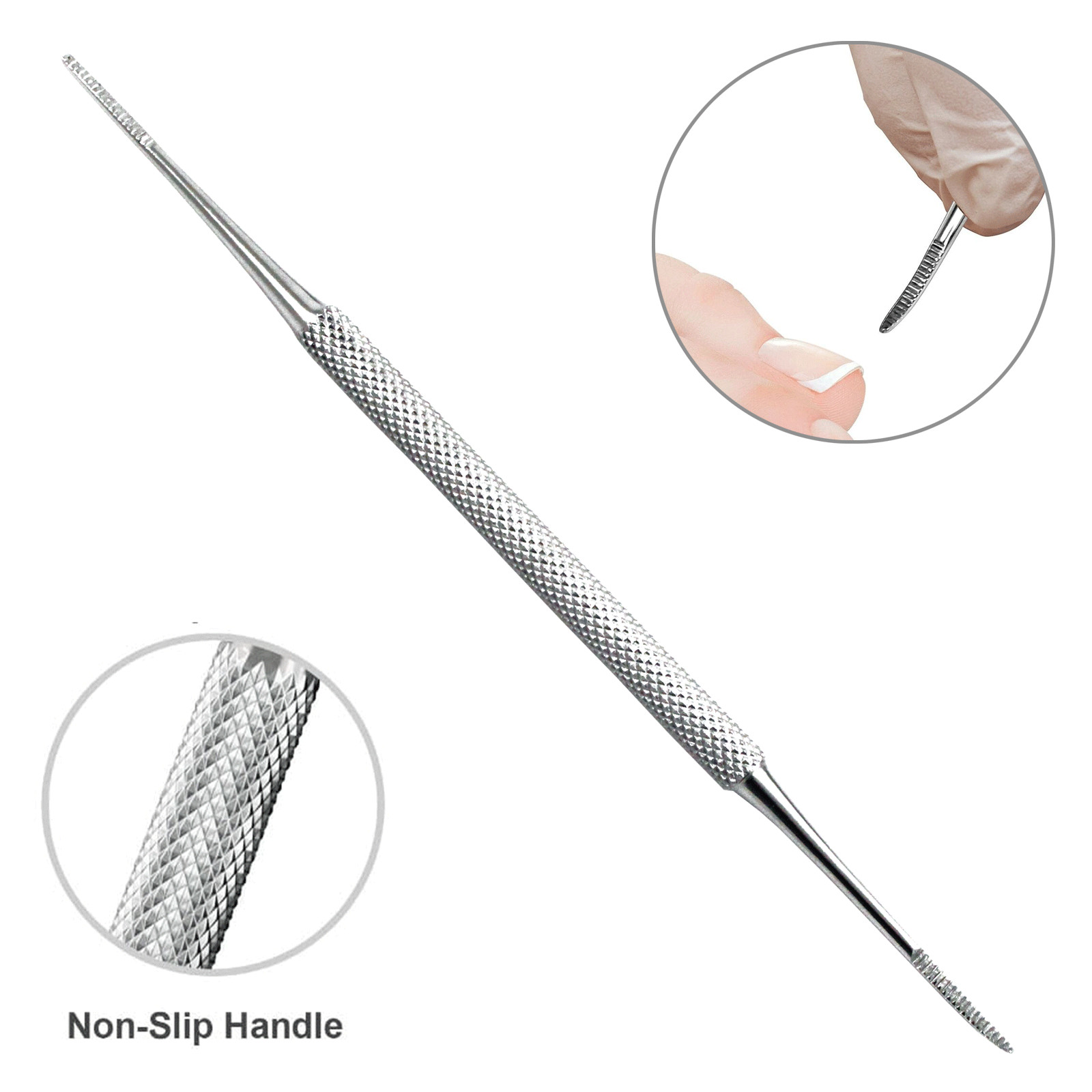 STAINLESS STEEL INGROWN TOENAIL LIFTER NAIL FILE PEDICURE PODIATRIST TOOLS SET