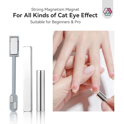 Cat Eye Magnet for Nails: 9PCS Cat Eye Gel Nail Polish Magnet Nail Art 0-9 PCS