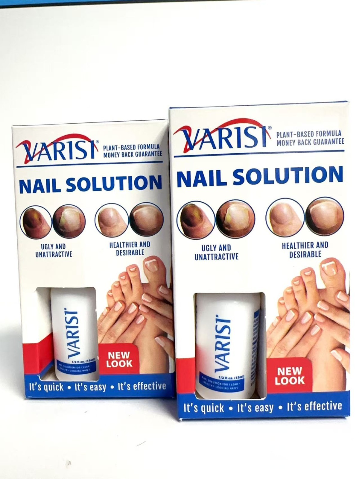 Varisi Nail Solution For Nail Kill Fungus Treatment 0.5 oz (2 Pack)