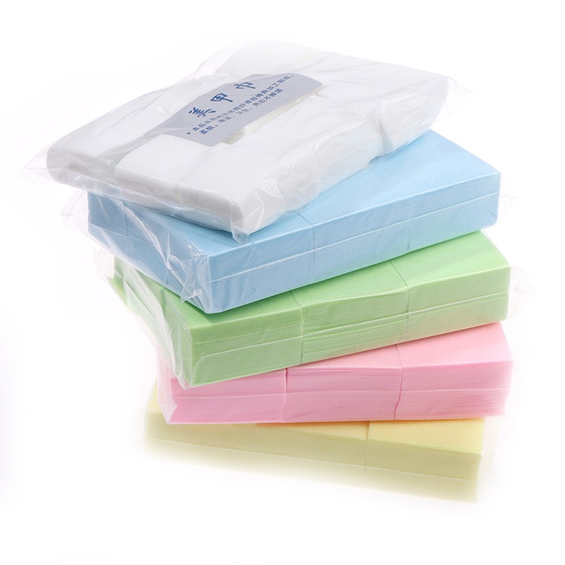 1000 Pcs Acrylic UV Gel Tips Cotton Nail Polish Remover Cleaner Wipes Lint F-y-