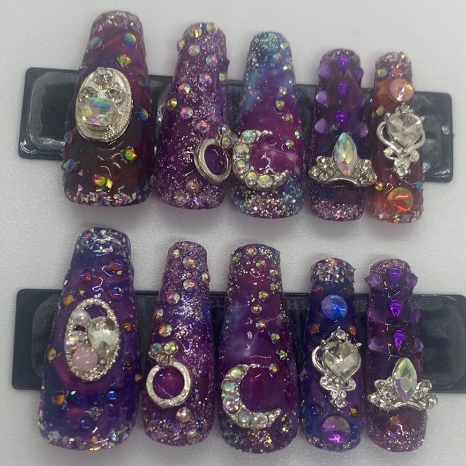 Galaxy Bling Press On Nail Set