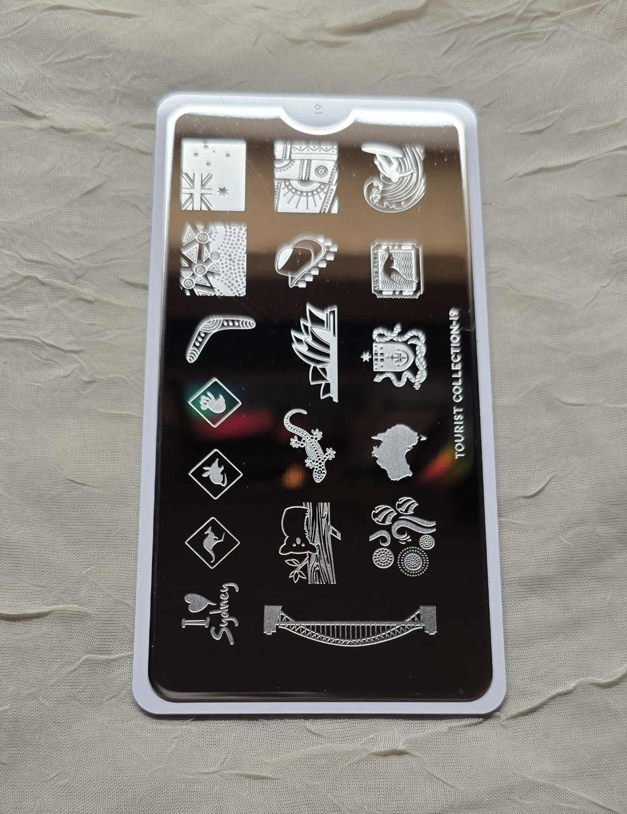 MoYou London Tourist Collection 19 Nail Stamp Plate Bridge Sydney Australia
