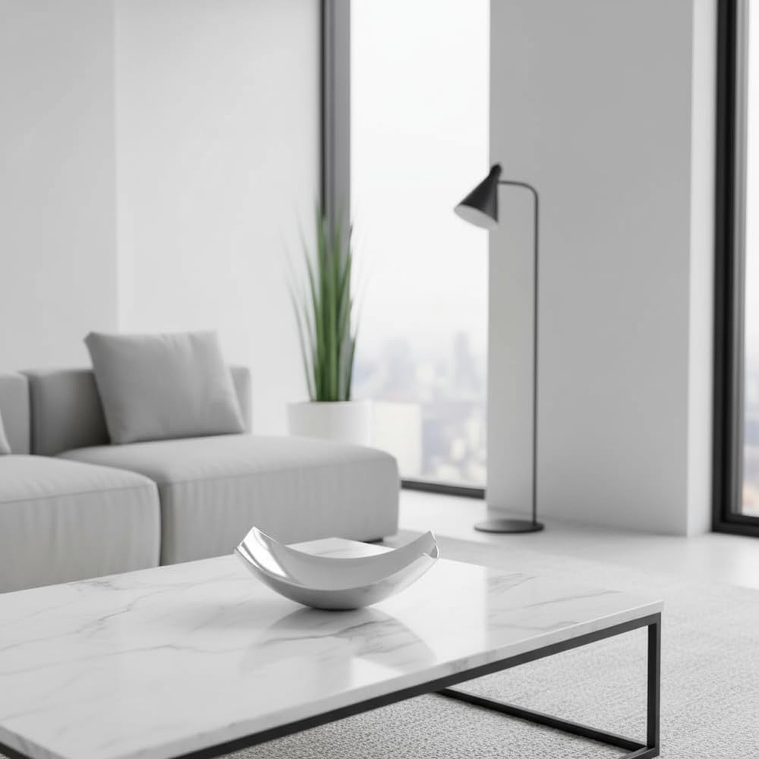 Modern Day Accents Silver SM Cucha Small Scoop, Shiny Bowl, Aluminum, Modern,…