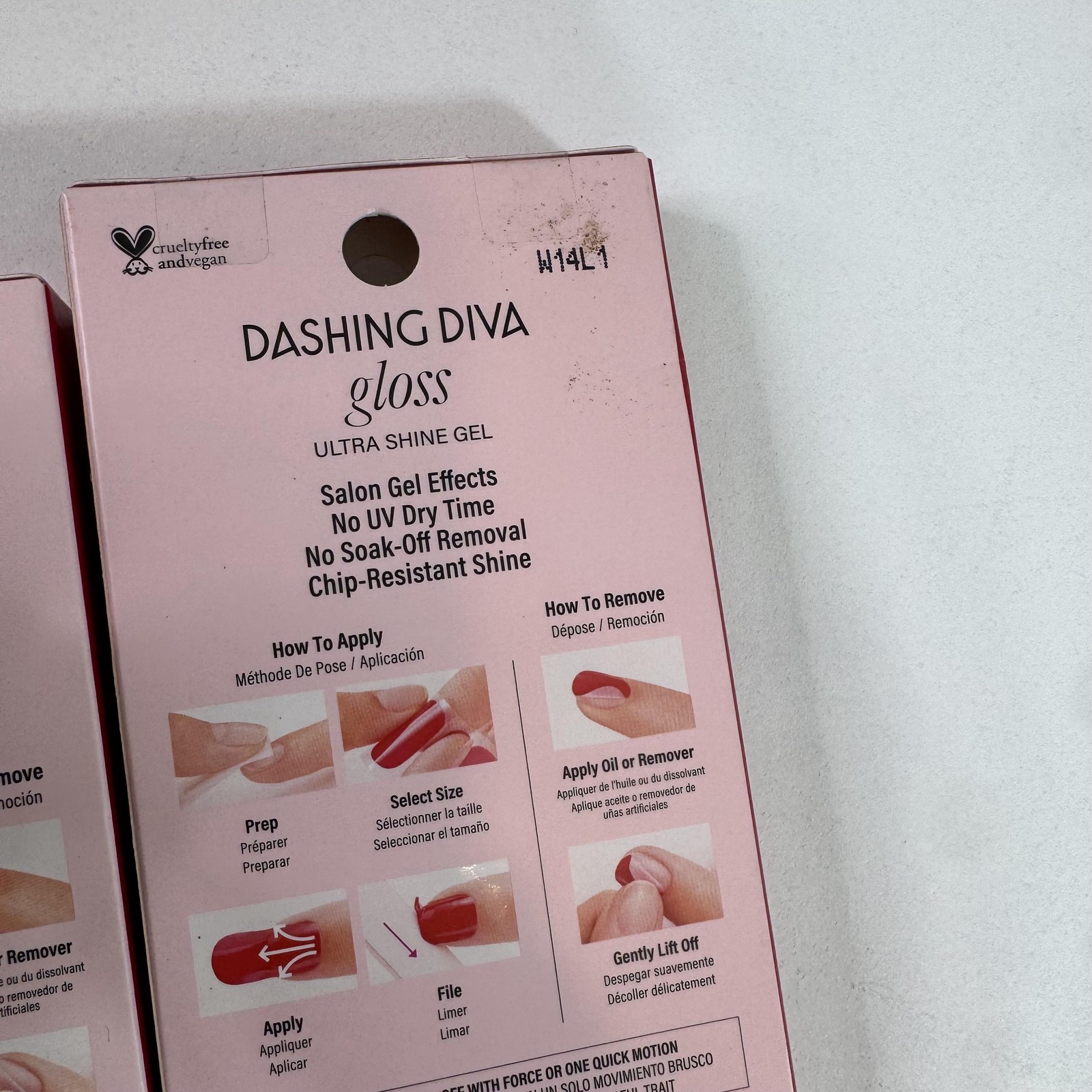 Dashing Diva Gloss Nail Strips Lot 3 Wallflower Frenzy Lavender Floral Gel