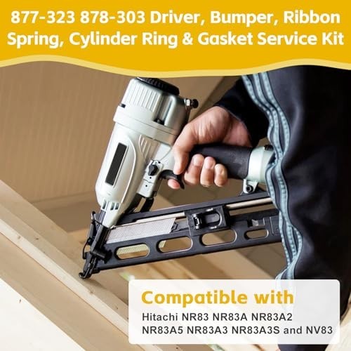 Pneumatic Air Nail Gun Parts – Driver, Bumper, Ribbon Spring, O-Ring Gasket