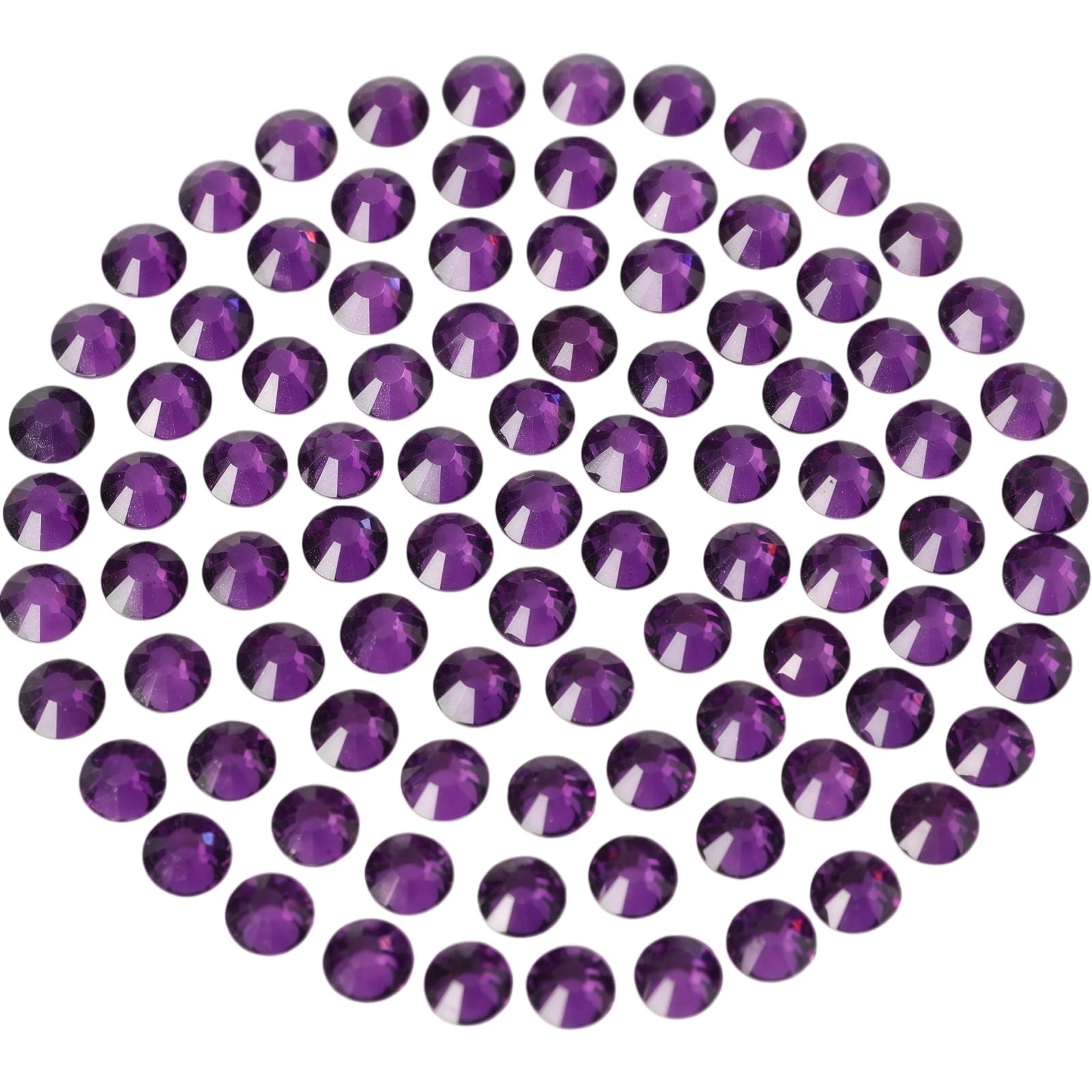 Diamonland Flatback Glass Crystal Rhinestones Rounds Gems for Bedazzling Nail…