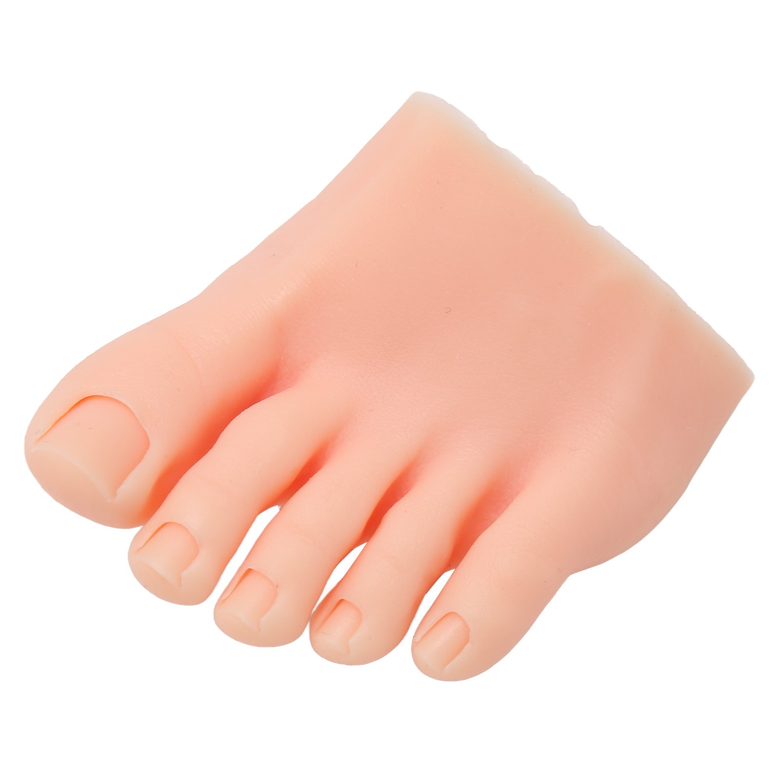 Nails Art Training Display Fake Half Foot Model Light Skin Color Tattoo Practice