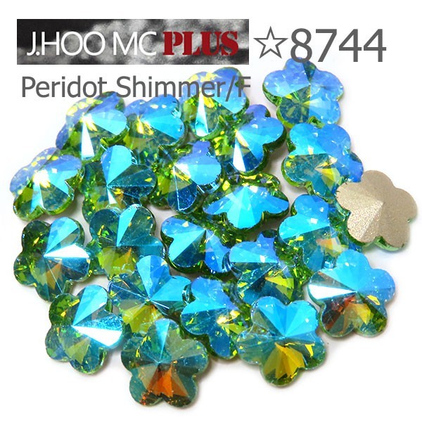J.HOO Crystal 8744 Rivoli Flower V-Cut Fancy Rhinestones 6mm Nail Art (10pcs)