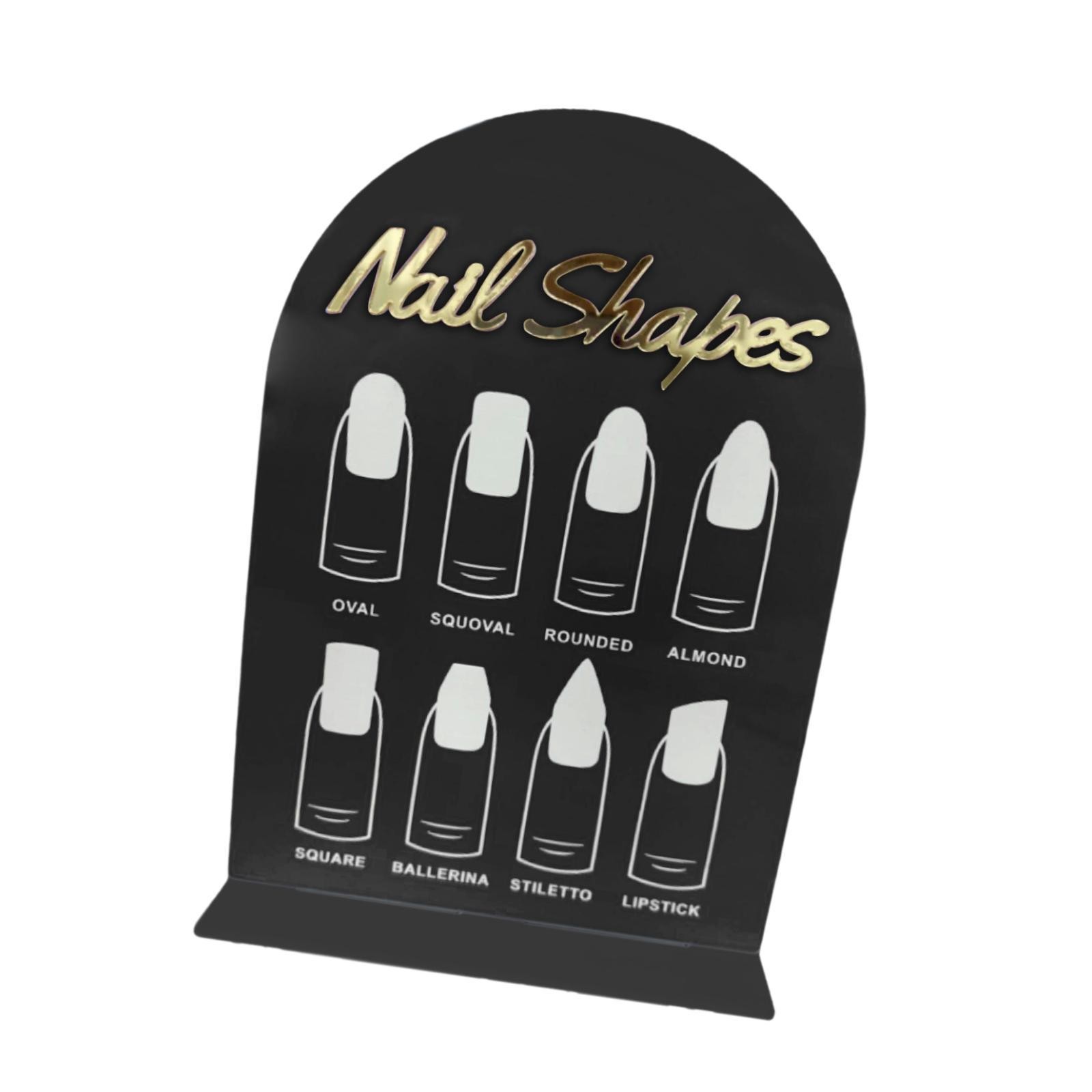 Nail Art Display Stand DIY Professional Salon Nail Color Board Nails Tips Sample