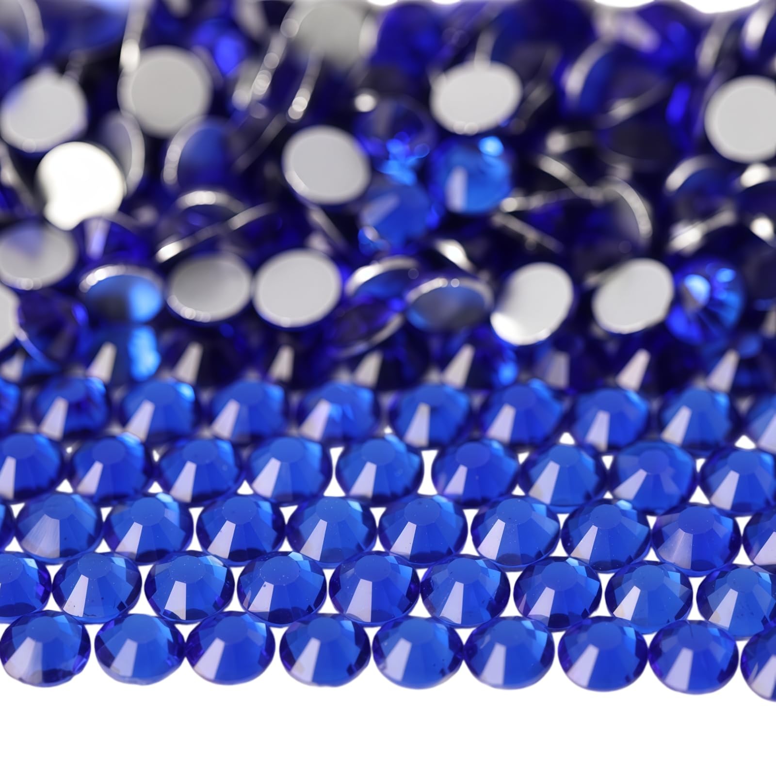Diamonland Flatback Glass Crystal Rhinestones Rounds Gems for Bedazzling Nail…