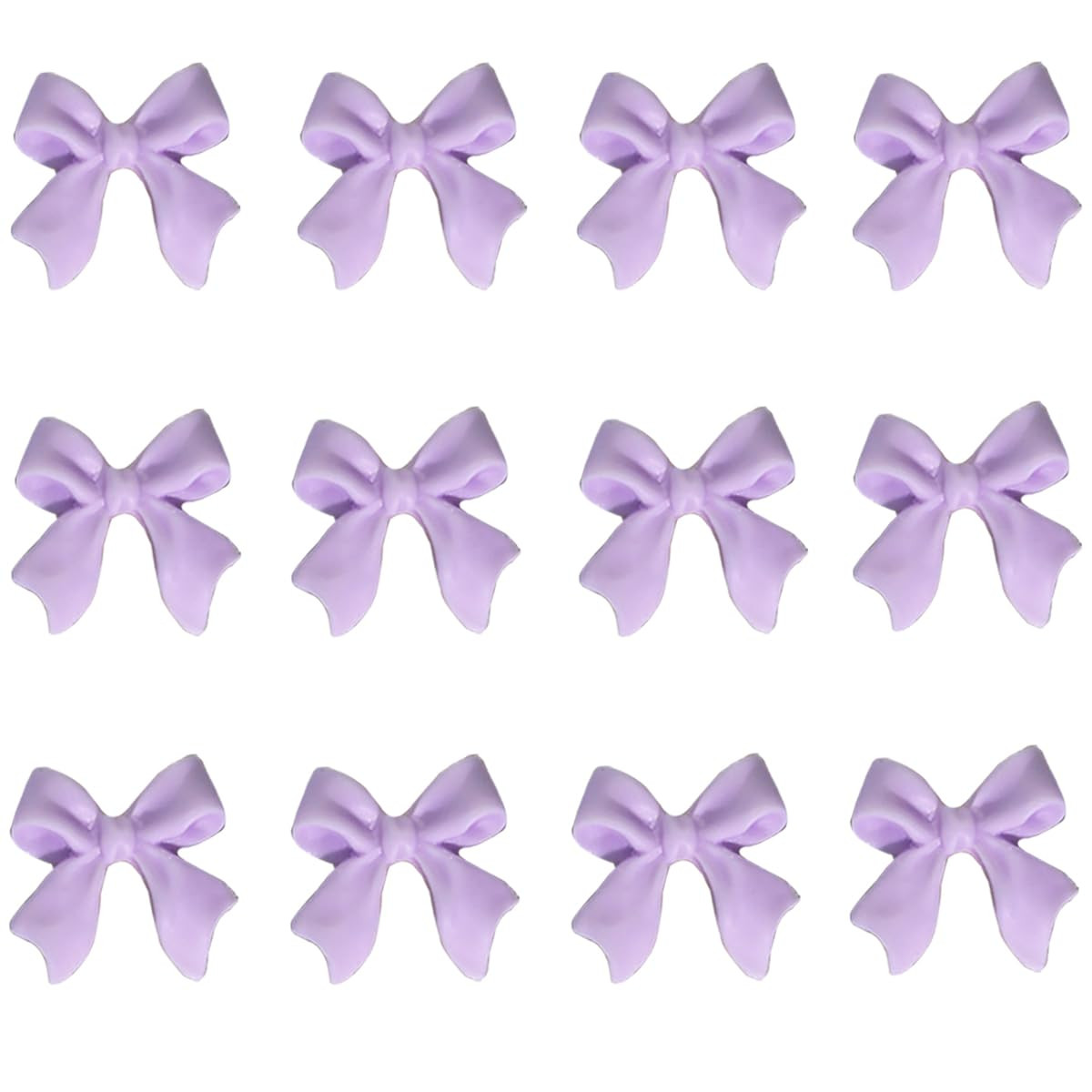3D Bow Nail Art Charms Resin Kawaii Nail Decorations DIY Manicure Acrylic Nails