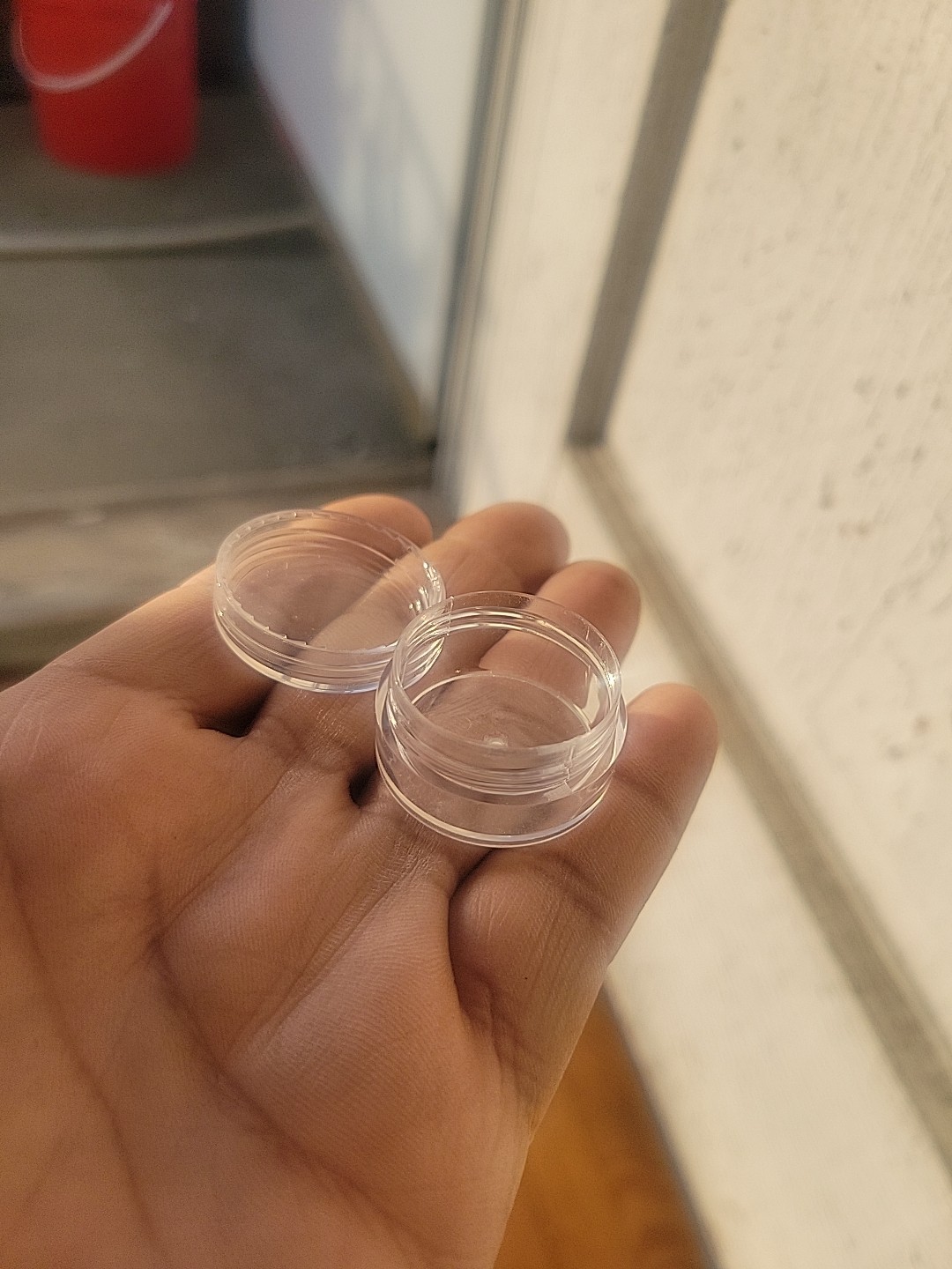 250 Small Clear 5g Grams/mL Plastic Jars for Cosmetic Sample Container Pot Cream
