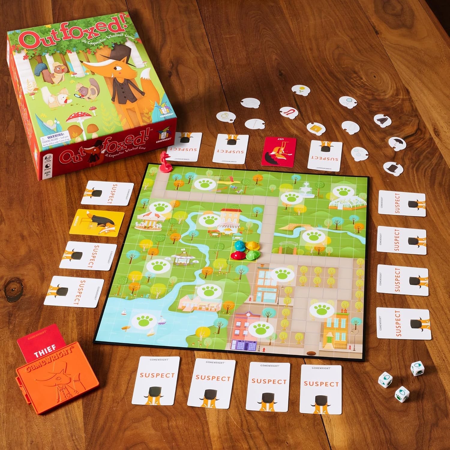 OUTFOXED, A CLASSIC WHO DUNNIT GAME FOR PRESCHOOLERS, Standard, Multi-colored