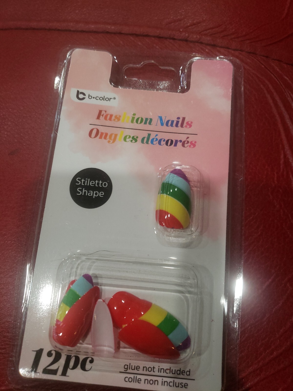 b•color Pride love Fashion Press-On Nails 12 pc.