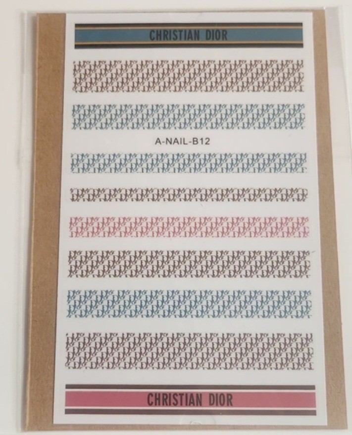 NWT NAIL ART DESIGN SELF-SEAL STICKERS TEAL & BURGUNDY CUSTOMIZABLE STRIPS N°30!