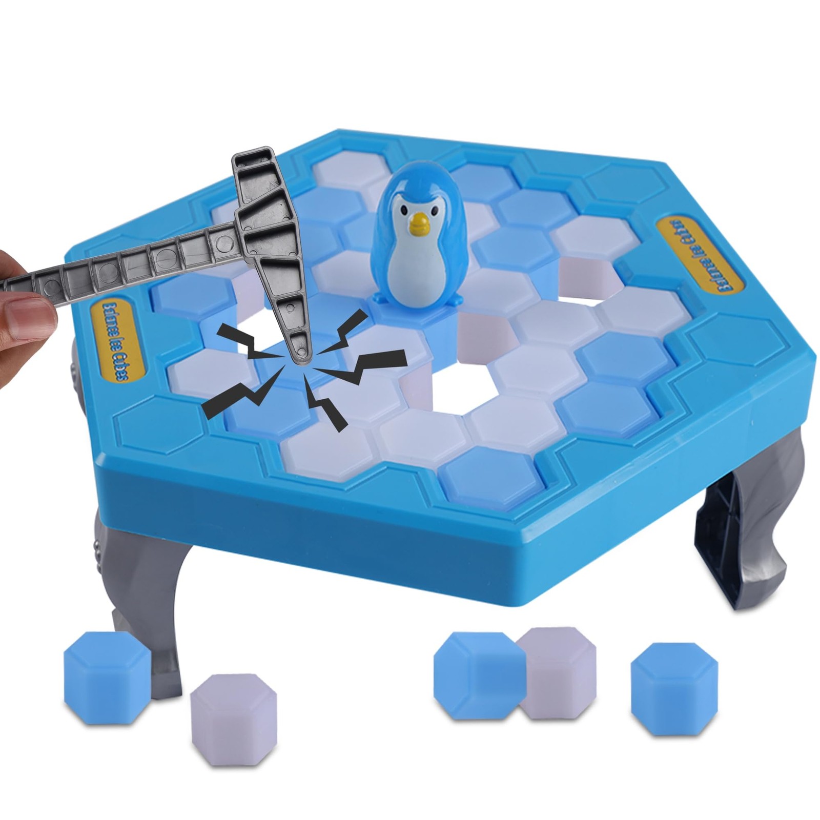 DR.DUDU Save Penguin Break Ice Board Game 10 inches x 10 x 2.4
